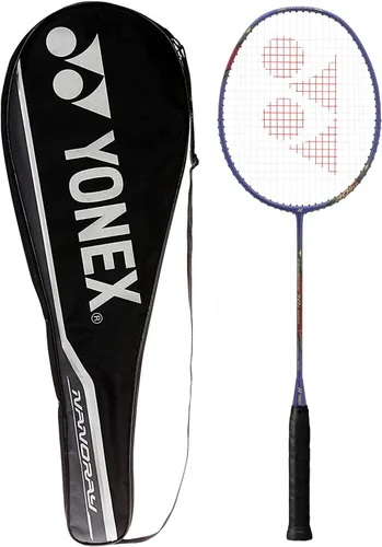 Vista 5 de YONEX GR 303 Raqueta de bádminton de aluminio encordada con media cubierta