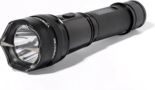 Vista 3 de Arma paralizante Vipertek VTS-195 de aluminio resistente serie 980,000,000, recargable con linterna táctica LED