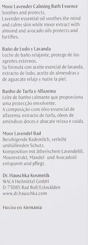 Vista 5 de Dr. Hauschka Moor Lavender - Esencia calmante de baño, 3.4 onzas líquidas