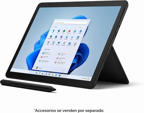 Vista 2 de Microsoft Surface Go 3-10.5" Pantalla táctil - Memoria Intel® Core™ i3-8GB - SSD de 128 GB - Solo dispositivo - Negro (último modelo)