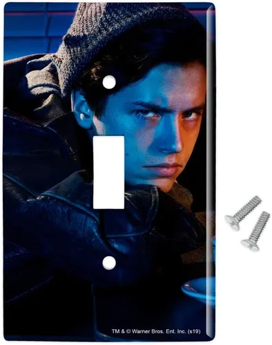 Vista 2 de GRAPHICS & MORE Riverdale Jughead - Cubierta de placa de interruptor de luz de plástico para decoración de pared
