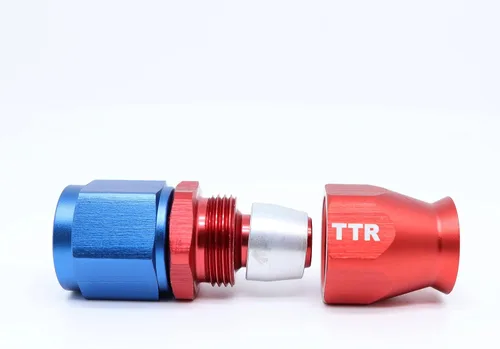 Vista 3 de TT Racing AN-10 Acero inoxidable PTFE (teflón) Gas combustible etanol E85 manguera de línea de aceite de 20 pies con kit giratorio de extremo