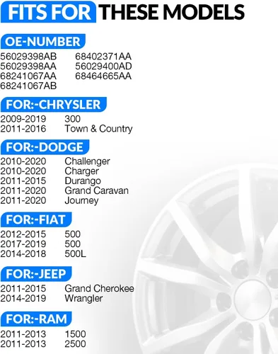 Vista 2 de TPMS Sensor for:-Dodge Journey Charger Challenger for:-Jeep Wrangler 433MHz