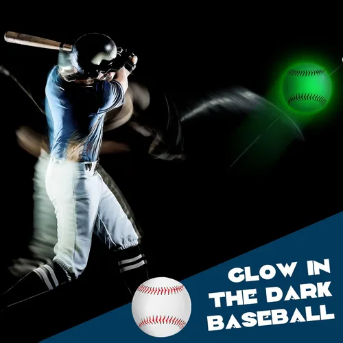 Vista 3 de Chivao Regalos de béisbol que brillan en la oscuridad, regalos de tamaño oficial para niños y niñas, niños y fanáticos, accesorios de béisbol