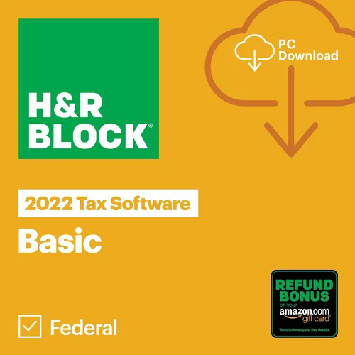 Vista 13 de H&R Block Software fiscal básico 2022 con oferta de bono de reembolso (exclusivo de mazón) [Descarga de Mac]