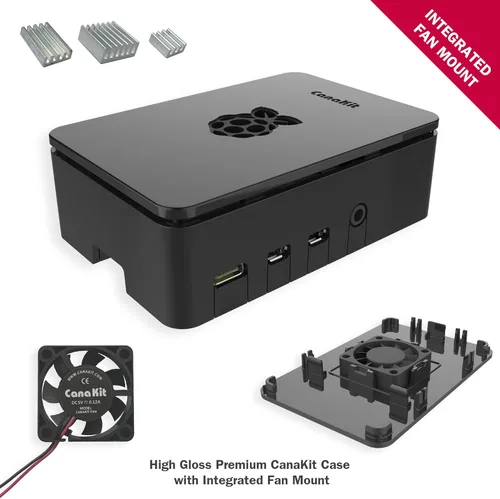Vista 2 de CanaKit Kit de inicio Raspberry Pi 4 - 2 GB de RAM