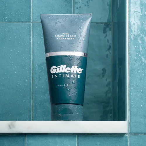 Vista 8 de Gillette Intimate 2 en 1 Crema de Afeitado Púbico + Limpiador, Fórmula Suave, Formulada para el Vello Púbico y la Piel, con Aloe, Libre de Parabenos