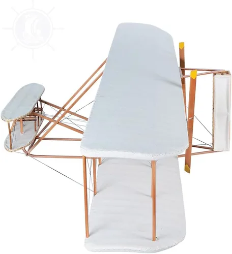 Vista 5 de Old Modern Handicrafts 1903 Wright Brother Flyer - Escala 1:10 - Modelo de avión - Modelo de avión de madera de calidad de museo para el hogar
