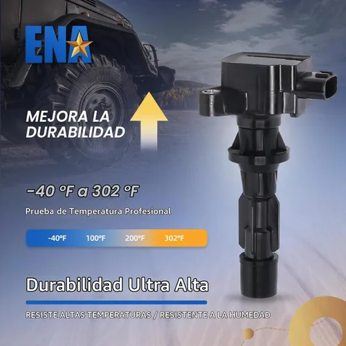 Vista 4 de ENA Juego de 4 bobinas de encendido 2.0L 2.3L L4 compatibles con Mazda 3 6 CX-7 MX-5 CX7 MX5 2006 2007 2008 2009 2010 2011 2012 2013 2014 2015