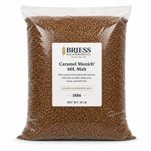 Vista 17 de Briess 2-Row Brewers Malt 1.8L - 10 lb