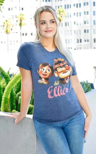 Vista 3 de Disney Camiseta para parejas Up Her Carl His Ellie
