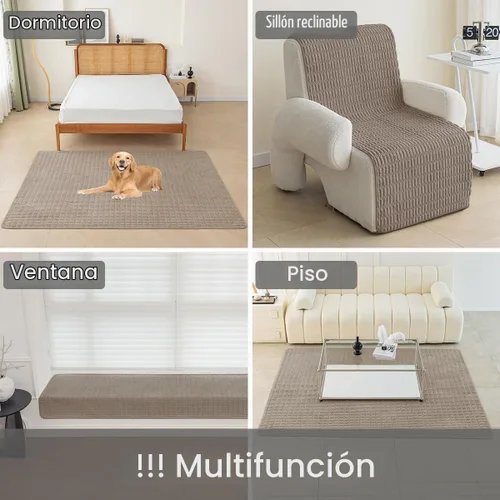 Vista 6 de Muamar Funda para Cama de Perro Protector de Sofá, Fundas de Sofá Impermeables Antideslizantes para Sala de Estar Fundas de Sofá, Tapete de Sofá