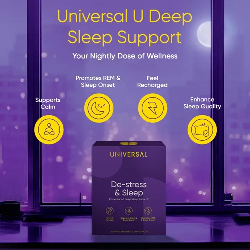 Vista 3 de Suplemento para aliviar el estrés y el sueño, ayuda natural para dormir 10 en 1 para adultos, multivitamínico diario con magnesio, melatonina