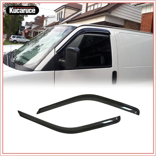 Vista 20 de CL4P01 - Deflector de ventilación de viento para ventana lateral original, 4 piezas de montaje exterior, bonito juego de protectores de lluvia