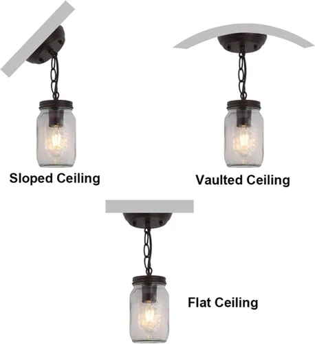 Vista 6 de Retro Industrial Style Led Chandelier Glass Modern Ceiling Lamp Pendant Lighting Indoor Fixture American Aisle Entrance Lamparas,Chandelier