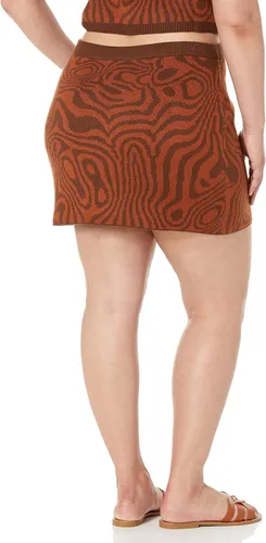 Vista 5 de The Drop Minifalda tipo suéter ajustado Ami Jaquard para mujer