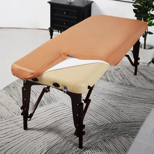 Vista 9 de ARTABLE Protector de cubierta de mesa de masaje de cuero impermeable beige