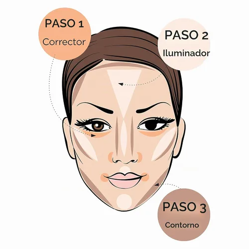 Vista 3 de Ruby Kisses 3D Face Creator - Base y corrector en crema, 12 horas de duración, cobertura media a completa, no grasa, ideal para maquillaje y paleta
