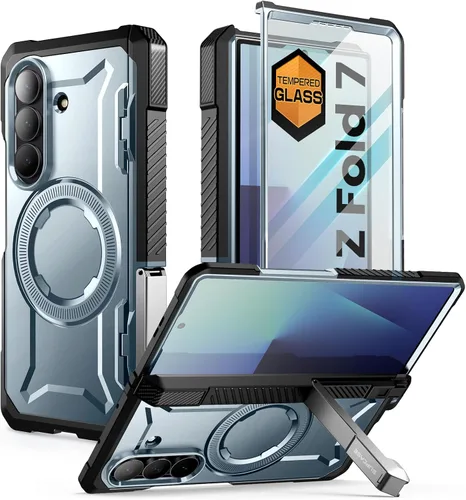 Vista 15 de SUPCASE Funda para Samsung Galaxy Z Fold 7 con Soporte (UB Grip), [Compatible con MagSafe] [Protector de Pantalla de Vidrio Templado Integrado]