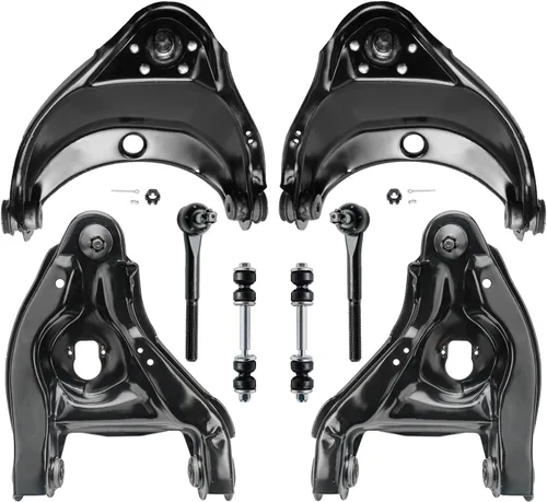 Vista 96 de Detroit Axle - Kit de brazos de control de extremo de 8 piezas para Toyota 2001-2003 Highlander 2002-2003 Camry Lexus ES300, 2 conjuntos de brazos