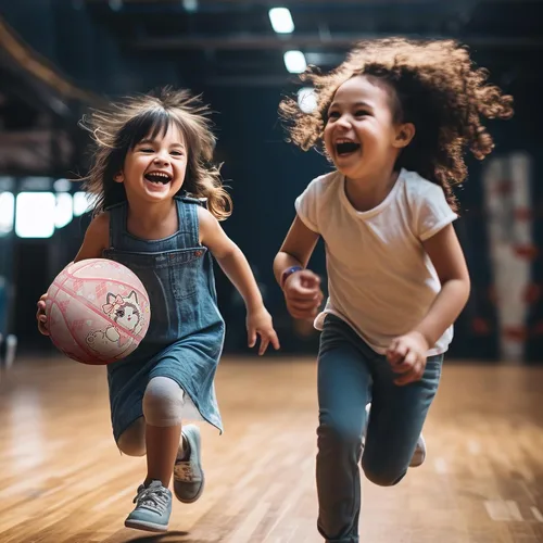 Vista 7 de Kuangmi Baloncesto para niños, tamaño juvenil 5 (27.5 pulgadas), tamaño infantil 4 (25.5 pulgadas), para niños y niñas, para interiores