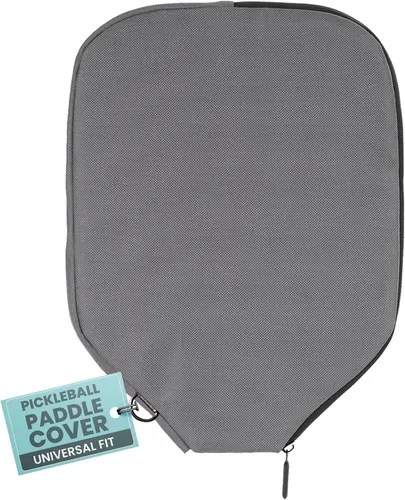 Vista 24 de Palms-O-Aces Pickleball Paddle Cover Canvas Padded Pickleball Paddles Sleeve with Zipper Lightweight Protective Paddle Case for Standard Paddles