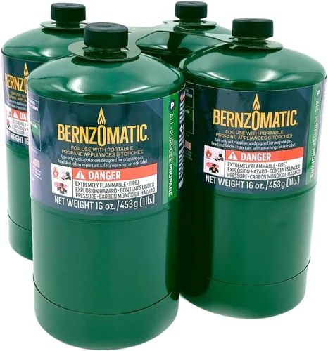 Vista 6 de Bernzomatic Cilindros de gas propano para acampar de 16 onzas (paquete de 4)