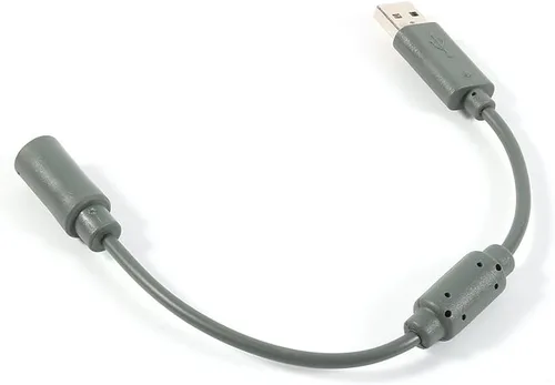 Vista 7 de Zerone Cable de conexión USB de repuesto para controlador con cable para XBOX360 (gris)