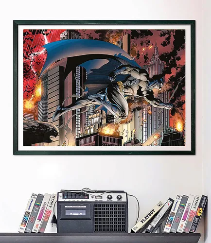 Vista 5 de Clementoni 39678 Batman 1000 piezas, hecho en Italia, rompecabezas para adultos, multicolor, mediano