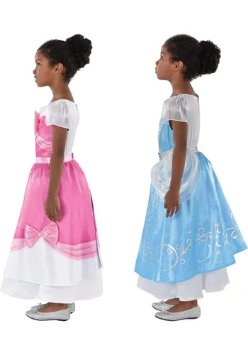 Vista 3 de Disfraz reversible de Cenicienta para niña Multicolor