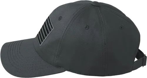 Vista 2 de IIN Gorra de béisbol con bandera estadounidense para hombres y mujeres, de perfil bajo, militar, militar, militar, para papá