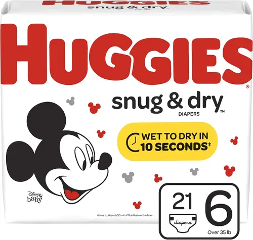 Vista 7 de HUGGIES Pañales Snug & Dry, talla 3, 180