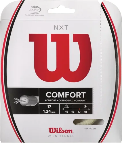 Vista 9 de Cuerda de tenis Wilson NXT - Juego y carrete de 200 m