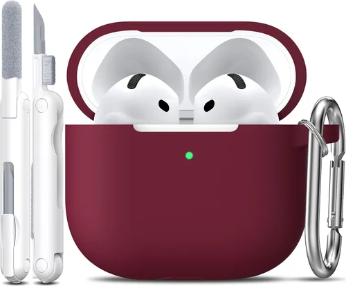 Vista 75 de R-fun for AirPods 2nd/1st Case Silicone Cover, Banana Violet Violeta plátano