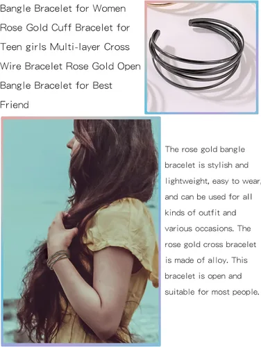 Vista 161 de Long tiantian Pulsera de oro gruesa para mujer, pulseras de oro delicadas, pulseras para mujer, pulseras apilables de eslabones de cadena