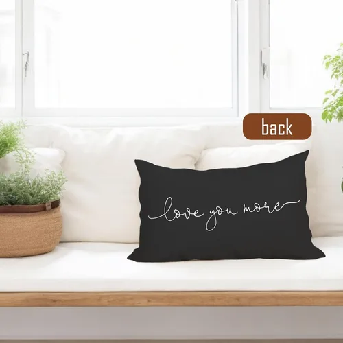 Vista 6 de Funda de almohada decorativa para el Día de San Valentín, 12 x 20 pulgadas, funda de cojín decorativa para sofá, cama, decoración del hogar