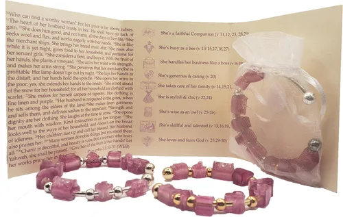 Vista 19 de B4U Signature Faith-Based Scripture Charm Bracelets Wear Your Faith, Live the Word, Stay Inspired