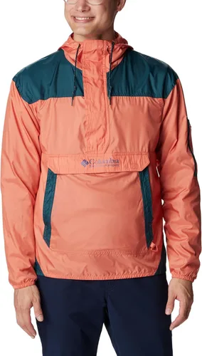 Vista 22 de Columbia Cortavientos Challenger para hombre pepita dorada/verde piedra