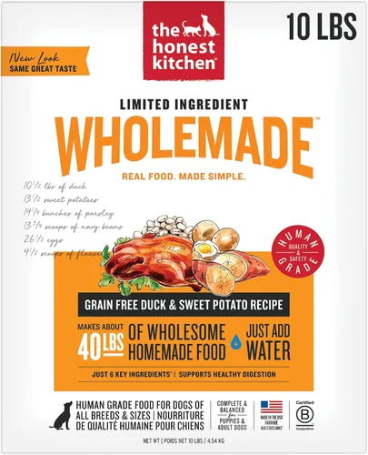 Vista 10 de Alimento para Perro con Escasos Ingredientes Deshidratados Moderados de Honest Kitchen