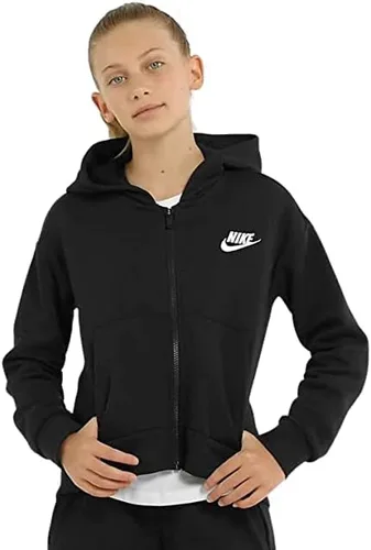 Vista 2 de Nike Sudadera con capucha para niña Sportswear Club Fleece (niños pequeñosniños grandes)