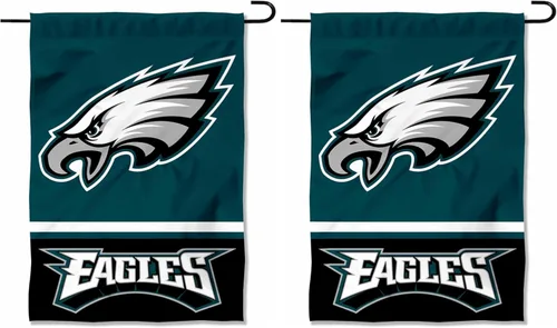 Vista 7 de Bandera de jardín de doble cara de los Philadelphia Eagles