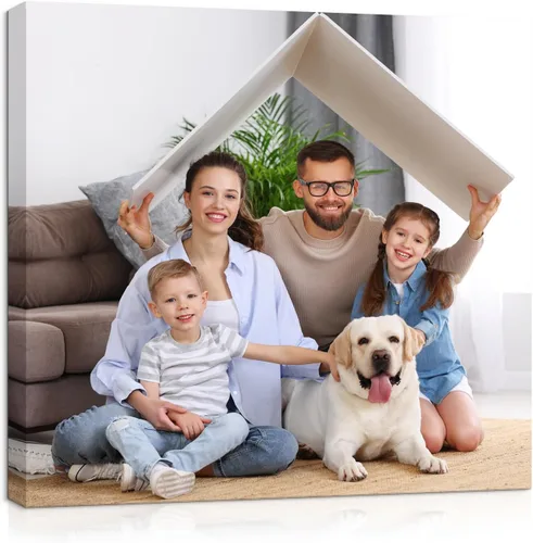 Vista 16 de Impresiones en lienzo personalizadas. Convierte las fotos en un impresionante arte de pared enmarcado, perfecto para decoración del hogar, regalos.