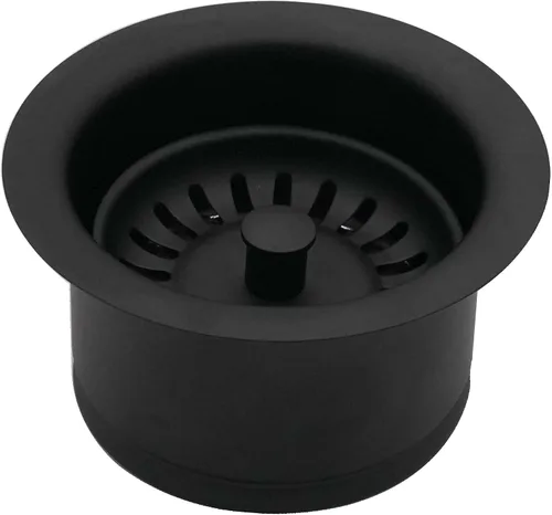 Vista 13 de Westbrass D2082S-50 3-1/2" Cuello Extra-Profundo Fregadero de Cocina Eliminación de Residuos Brida y Tapón Colador, Revestimiento en Polvo Blanco