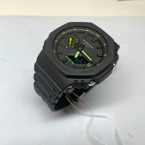 Vista 5 de G-Shock GA2100-1A3 - Reloj neón con acento color verde NegroVerde Digital