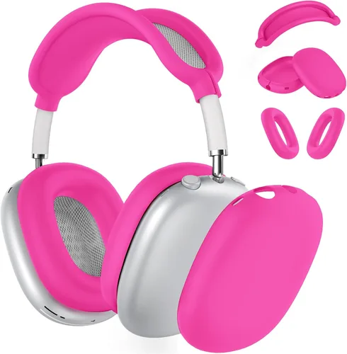 Vista 14 de Funda rígida para AirPods Max con modo de sueño, funda de transporte para auriculares con almohadillas de silicona para AirPods