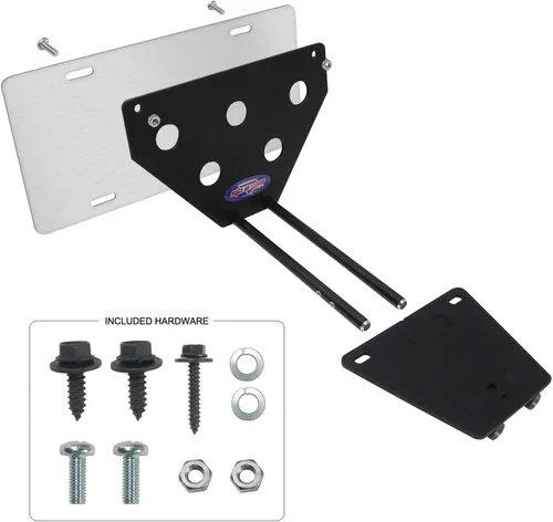 Vista 2 de Sto-N-Sho - Soporte de marco de placa delantera para Ford, Negro
