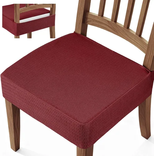 Vista 12 de Songrey - Juego de 6 fundas impermeables para sillas de comedor, color beige