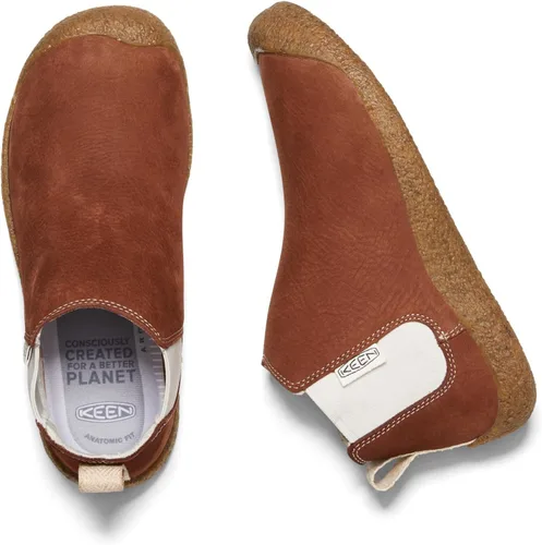 Vista 4 de KEEN Botines Mosey Chelsea de piel para mujer