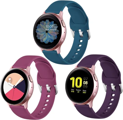 Vista 21 de Lerobo - Bandas compatibles con Samsung Galaxy Watch Active/Active 2 de 1.57 y 1.73 pulgadas/Galaxy Watch 1.65 pulgadas. Correa de reloj para Arena