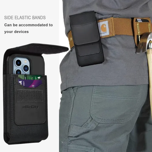 Vista 4 de Funda protectora para teléfono con clip para cinturón es adecuada para iPhone 17/16/15/Pro/Max/14/Pro/Max/13/Pro/Max/12 Samsung Galaxy S21 Ultra